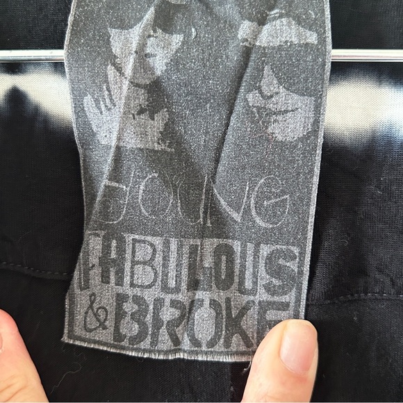 Young Fabulous & Broke Sleeveless Top XSmall Tie Dye Pullover Boho - Picture 4 of 8